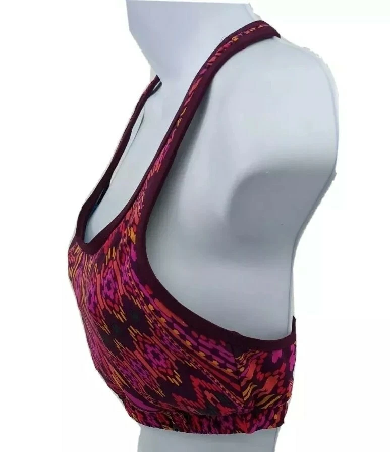 Athleta Tankini Swim Top Womens Small Pink Ready to Run Cayo Coco Boho Gym - Image 2 of 4