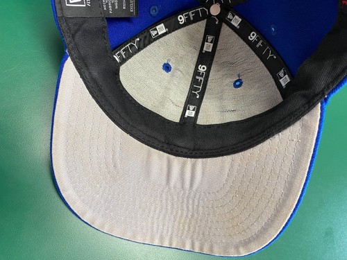 Blue Chicago Cubs New Era 9Fifty Baseball Cap Hat - Size Youth Adjustable Snapbk - Picture 6 of 7