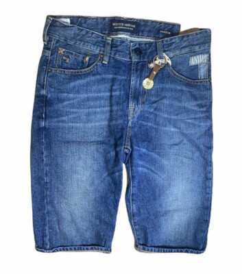 Scotch Shrunk Kinder Jungen jeansblau normale Passform Shorts Alter 6 8 14 Jahre Größe neu