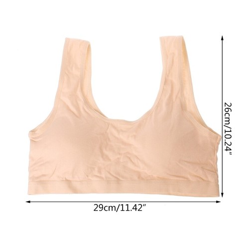 Training Bras for Teenage Girls Cotton Bra Six Colors U-Back Sports Bra - Picture 8 of 12