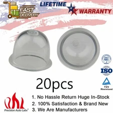 20x Oil Fuel Primer Bulb Caps Replacement for Walbro 188-12 for Stihl Carburetor