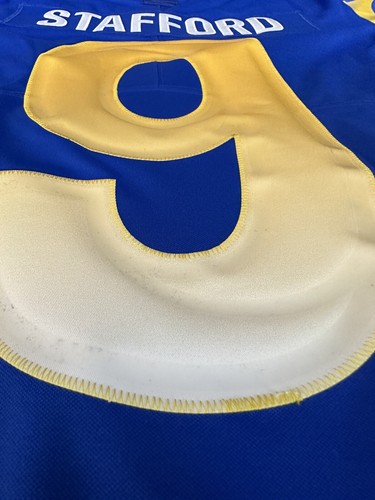 Nike NFL LA Rams Vapor Untouchable Stafford #9 blau Football Trikot Herren Gr. Small - Bild 11 von 11