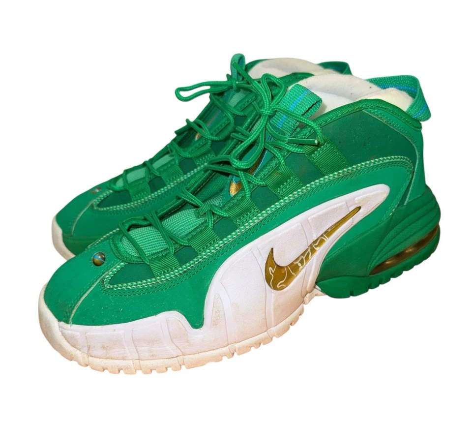 Nike Air Max пенни BG мальчиков 7Y подержанные FQ8349-324 стадиона зеленый туфли кроссовки - Изображение 3 из 4