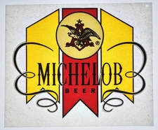 Original VINTAGE 1970s Heat Transfer | Michelob Beer Logo