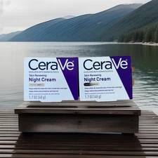 2 PACK Cerave Skin Renewing Night Cream - 1.7oz