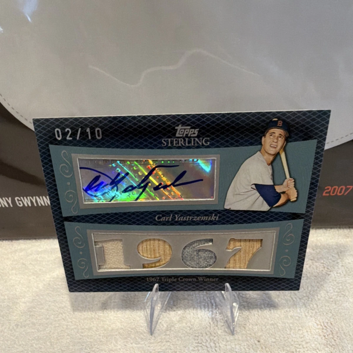 Carl Yastrzemski 直筆サイン入りフォトプラーク MLB Carl Yastrzemski