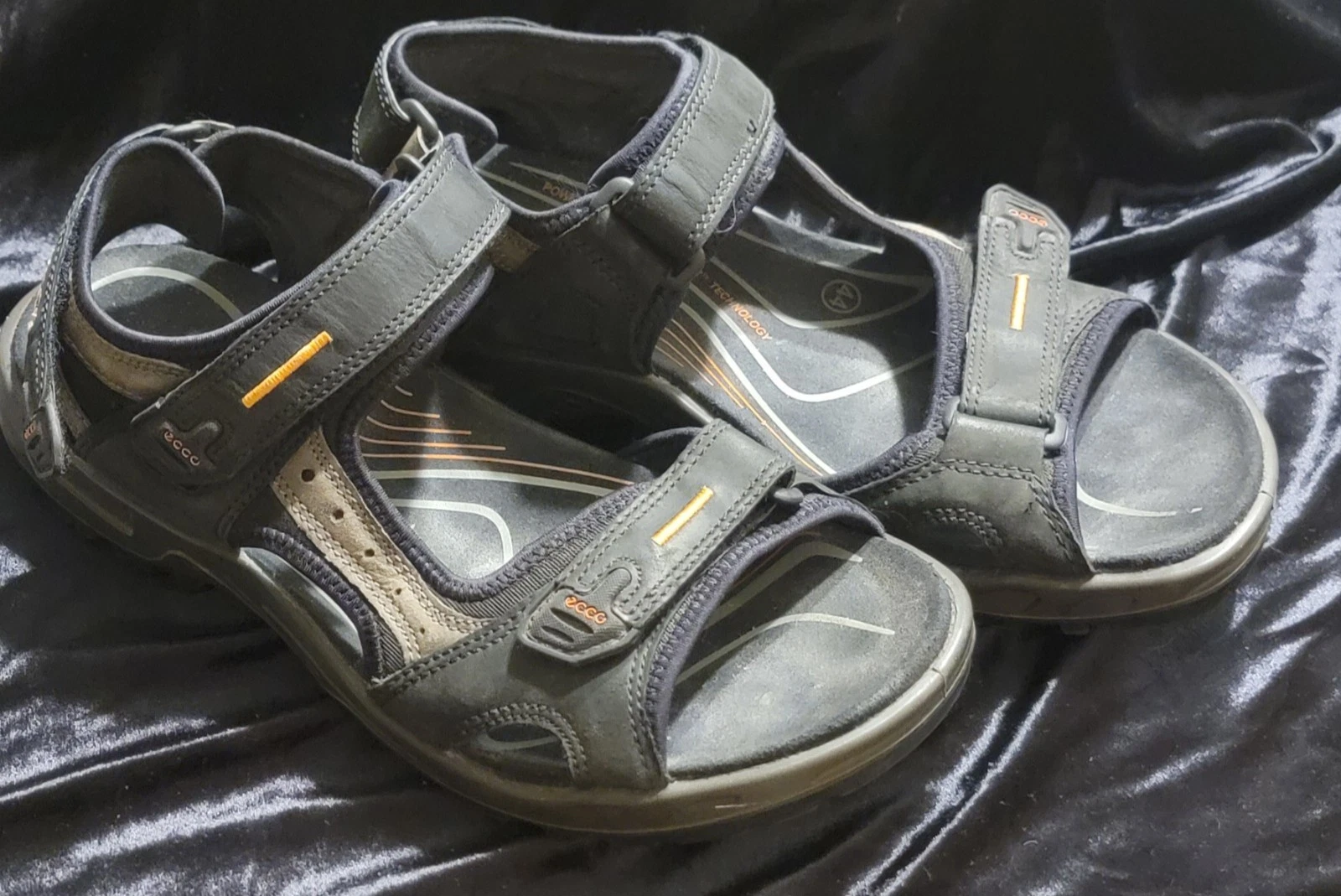 Ecco Off Road Yucatan sandali da trekking acqua neri marroni da uomo taglia 44 11