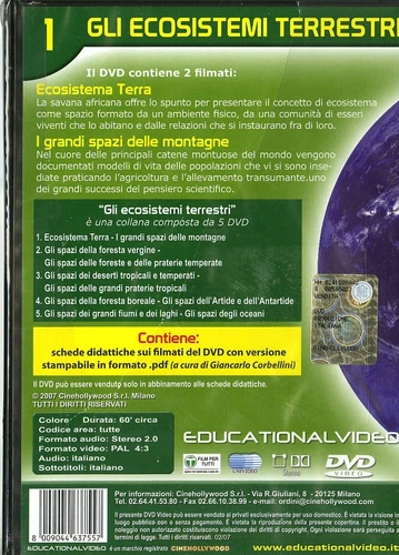 Gli Ecosistemi Terrestri #01 (DVD) Documentario - Picture 3 of 3