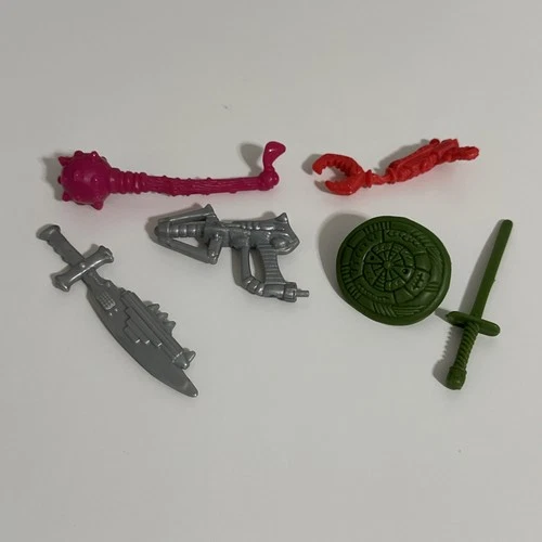 Vintage 1990s Teenage Mutant Ninja Turtles Lot Of 6 Accessories Weapons TMNT