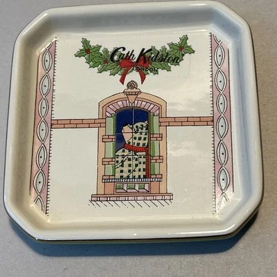 New Cath Kidston Christmas Bears Dolls House Trinket Dish Excellent