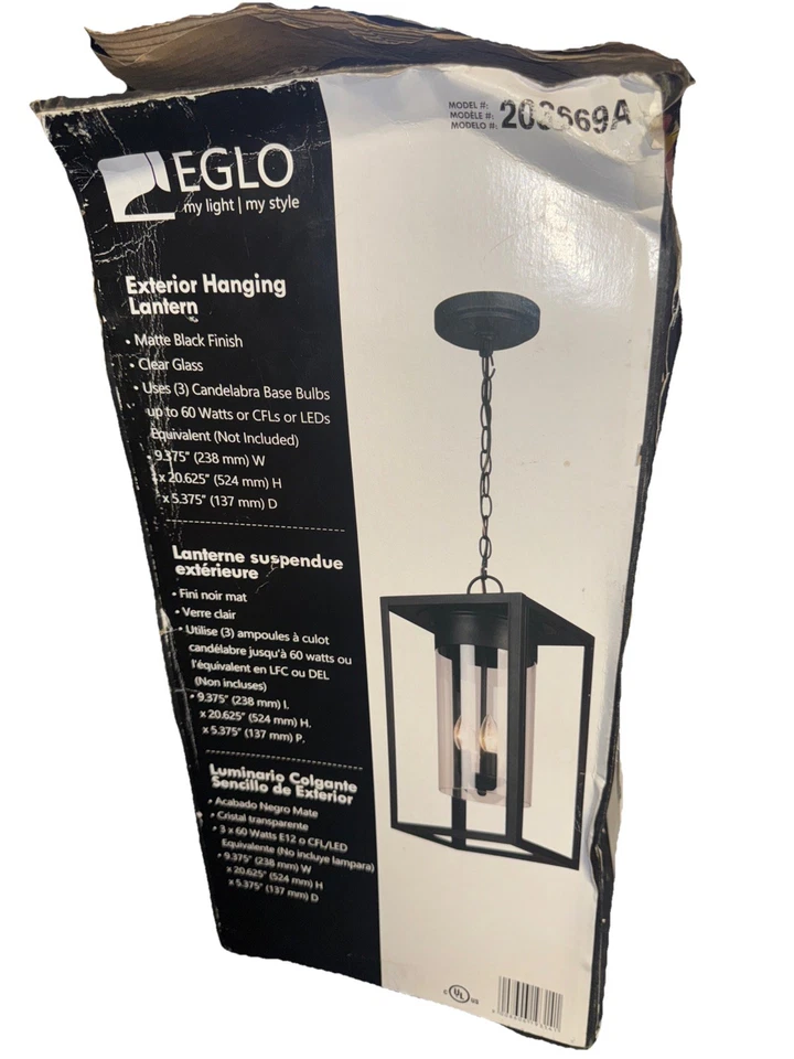 Matte Black Three Light Outdoor Pendant from the Walker Hill Collection - Image 4 of 4