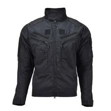 Mil-Tec Chimera Long Sleeve Tactical Battle Black Jacket Sz Small **New w/Tags**