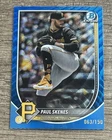 2025 Bowman Chrome Paul Skenes Blue Mojo Refractor /150 PITT Pirates SP