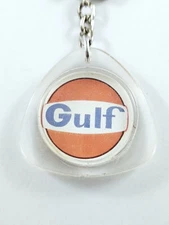 Keychain - GULF 1960s - Oil Company Vintage Service Station Garages