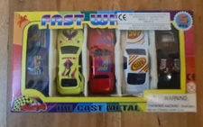 Vintage 90s Fast Wheels set of 5 die cast metal cars NOS