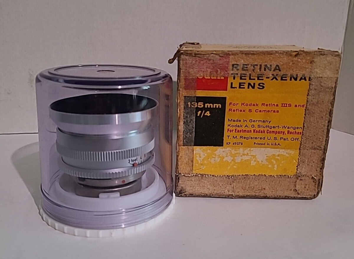 Kodak Retina Reflex S Camera Bundle with Leather Case and lenses