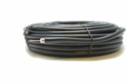 10m Black RG6 Satellite Freesat Digital TV Aerial Coax Cable Coaxial Lead 75ohm - Picture 4 of 6