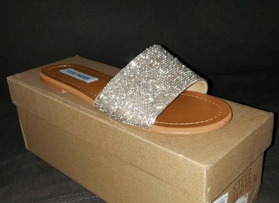 steve madden rhinestone slides