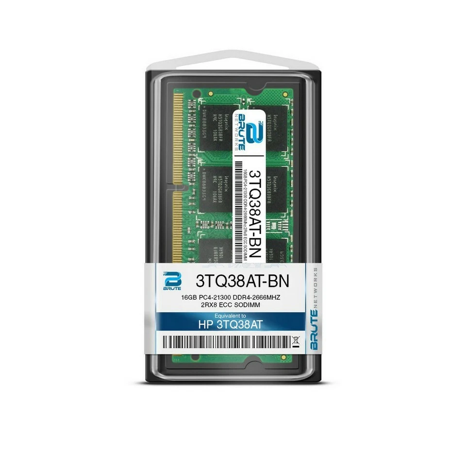 3TQ38AT - HP Compatible 16GB PC4-21300 DDR4-2666Mhz 2Rx8 1.2v ECC SODIMM - Image 3 of 3
