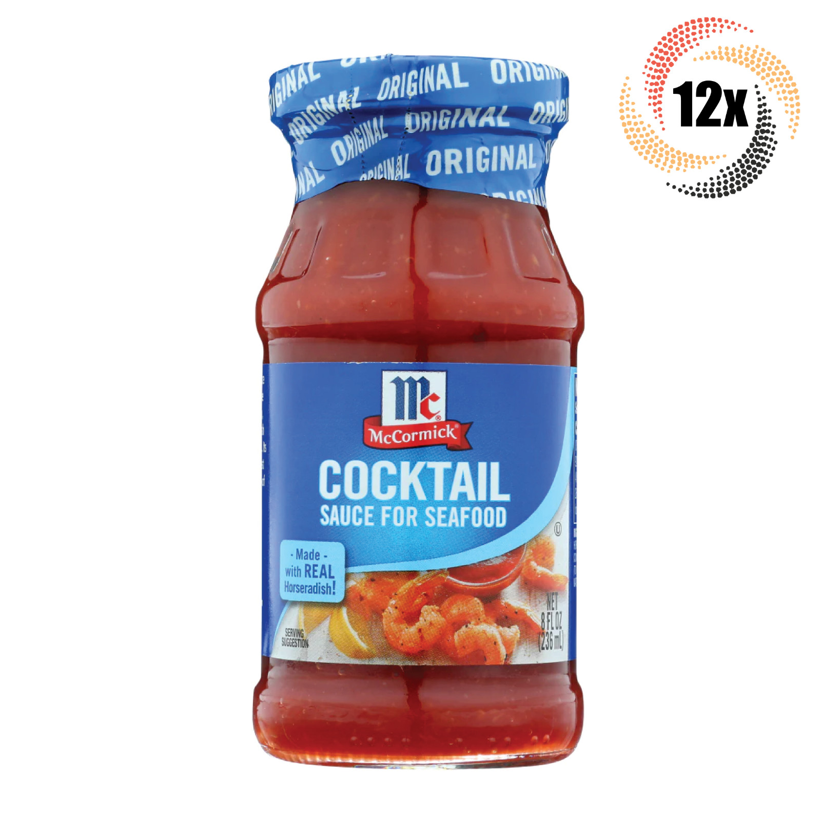 12 бутылок оригинального коктейльного соуса McCormick с морепродуктами 8 унций С настоящим хреном 13090₽