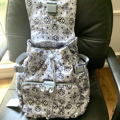 New Vera Bradley Cotton Utility Backpack, Plaza Tile Retail  display picture 2
