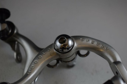 MODOLO SPEEDY Rear brake caliper aluminium vintage 1970s silver short reach NOS - Picture 10 of 12