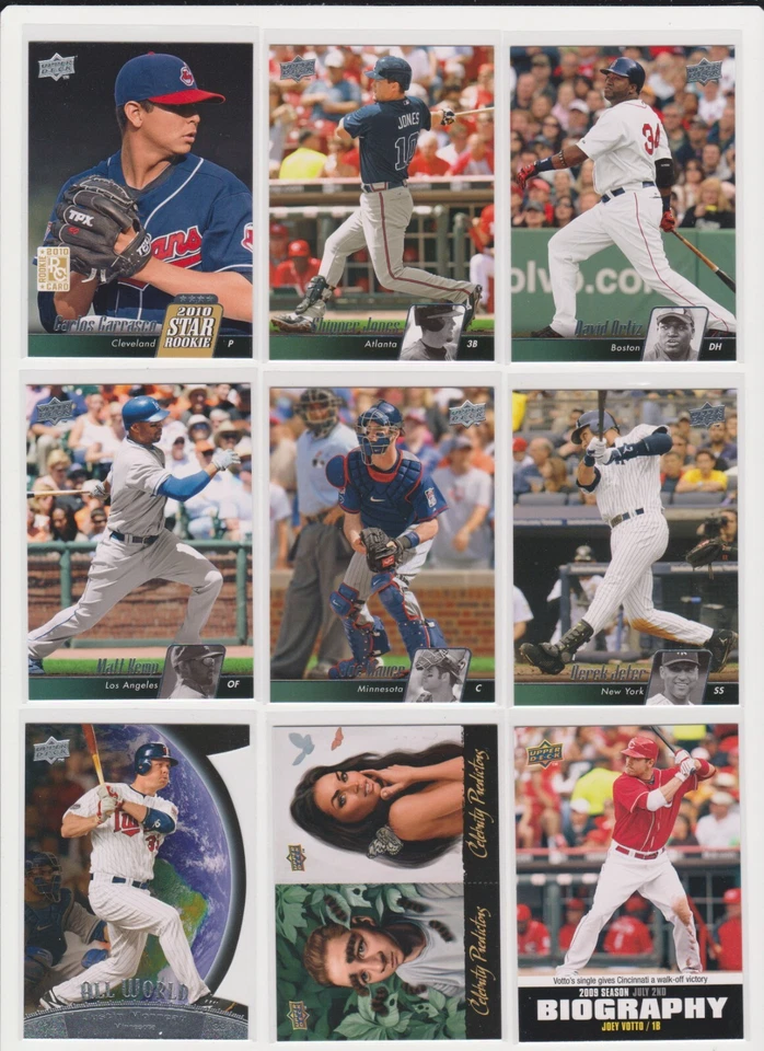2010 Upper Deck Baseball you pick base stars RC rookie insert Hall Of Famers NM - Image 1 of 1