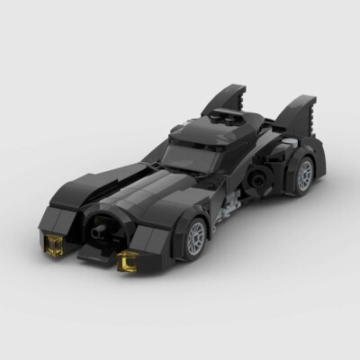 MOC LEGO Car- Batman Batmobile Realistic Building Blocks Assembly
