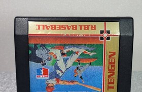 Tengen RBI Baseball Nintendo NES Black Cartridge Only Tested Working Vintage