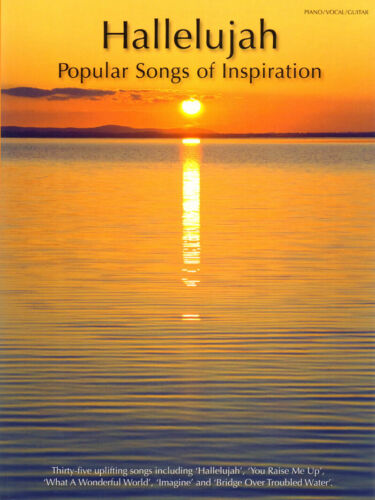 Hallelujah Popular Songs of Inspiration Songbook Noten Klavier Gitarre Gesang