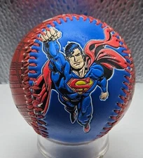 Superman Six Flags Souvenir Baseball 2000 Embossed
