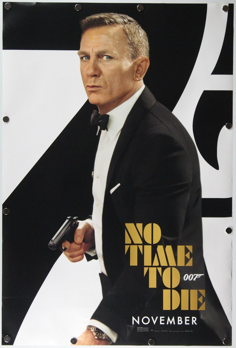 No Time to Die James Bond 007 2021 Double Sided Original Movie