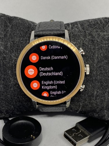 Fossil Gen 4 Authentic Digital Dial Smart Watch Custom Band FTW6016 LT344 - Picture 3 of 12