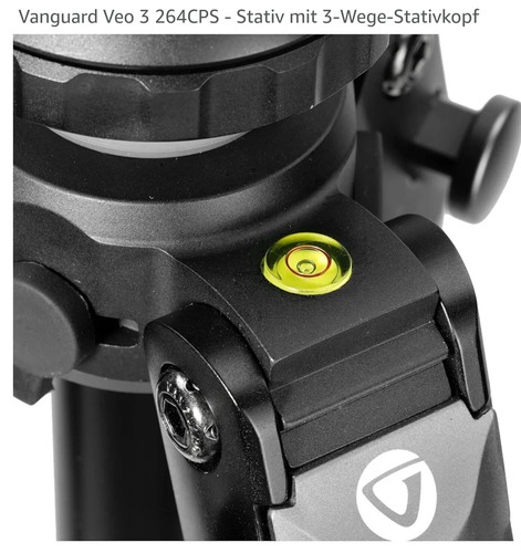 Vanguard VEO3 264CPS – CARBON-STATIV, 3-WEGE-SCHWENKKOPF - 10 KG. Profi - Bild 4 von 10