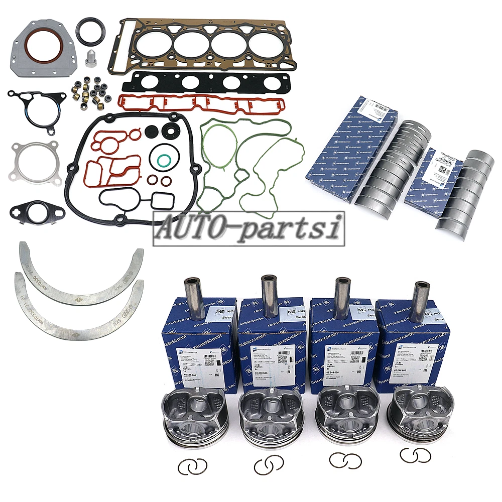 German Elring Full Engine Gasket Kit - VW Bug Type 1 2 3 1300-1600cc (1963-79) W/ Silicone Main Seal