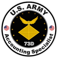 United States Army Accounting Specialist Bumper Sticker Military Vinyl Decal 5"
