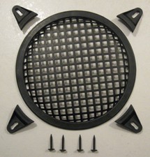 8" STEEL MESH SPEAKER GRILLE WITH PLASTIC MOUNTING CLAMPS NEW