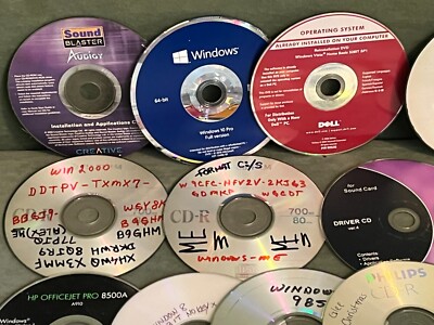 Mixed Lot of 65pc HP Invent CD-RW | Sony DVD-R | Maxell CD-R