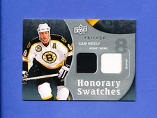 2009 UPPER DECK TRILOGY HOCKEY CAM NEELY bruins HONORARY SWATCHES 