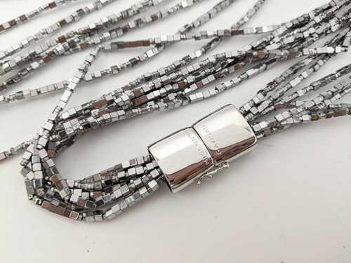 Mignonne Gavigan Hematite Waterfall Long Necklace 36" - Picture 2 of 4