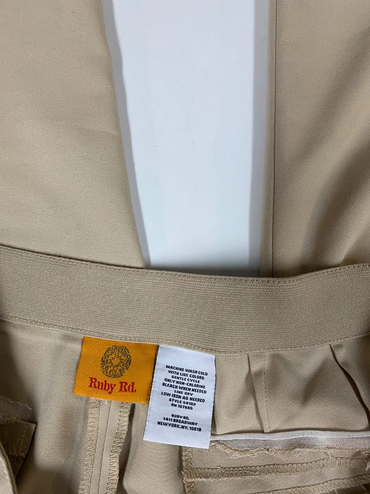 Ruby Rd Womens Pants 36x25 Beige straight - Image 3 of 4