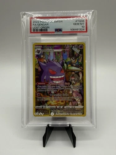 Pokemon 2022 Gengar TG06/TG30 Lost Origins Trainer Gallery PSA  10 GEM MINT