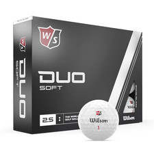 2023 Wilson Staff Duo Soft Golf Ball, White, 12-Pack