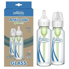 Dr. Brown'S Natural Flow Anti-Colic Options Narrow Glass Baby Bottle 8 Oz/250 M