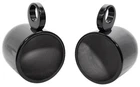 Pair Rockville MAC90B 8” Black Aluminum Wakeboard Tower Speaker Pod Enclosures