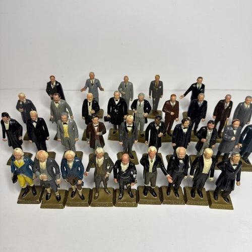 Vintage 1960's MARX United States Presidents Figurines  Figure LOT Of 33