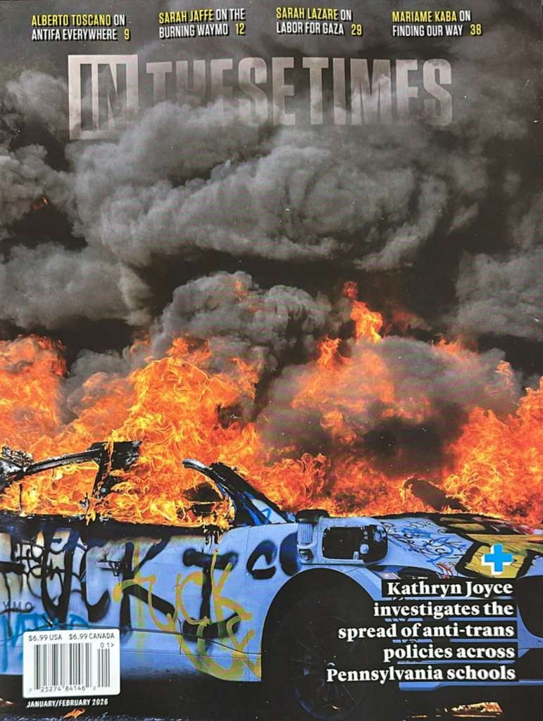 In These Times Magazine January February 2026 Free Shipping