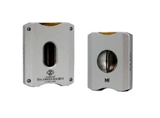 Elie Bleu Fuente Opus X, Gold N Bullet V-Cut Cigar Cutter, Silver, EBC5512, NIB