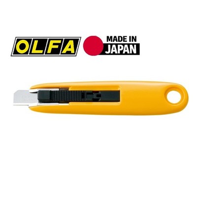 OLFA 243B Safety Auto-Retracting Compact Unpacking Cutter Left/Right Made in JP