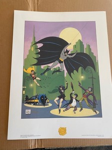BOB KANE BATMAN: GOLDEN YEARS Print Set Matched #1599/2500 First Team Press 1989